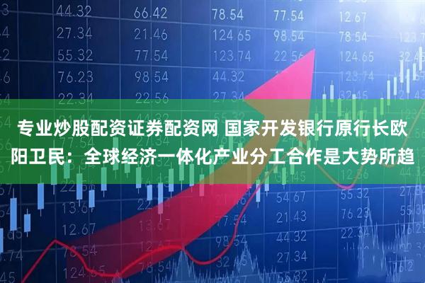 专业炒股配资证券配资网 国家开发银行原行长欧阳卫民：全球经济一体化产业分工合作是大势所趋
